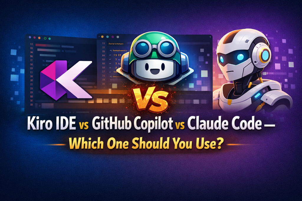 Kiro IDE vs GitHub Copilot vs Claude Code — Which One Should You Actually Use?